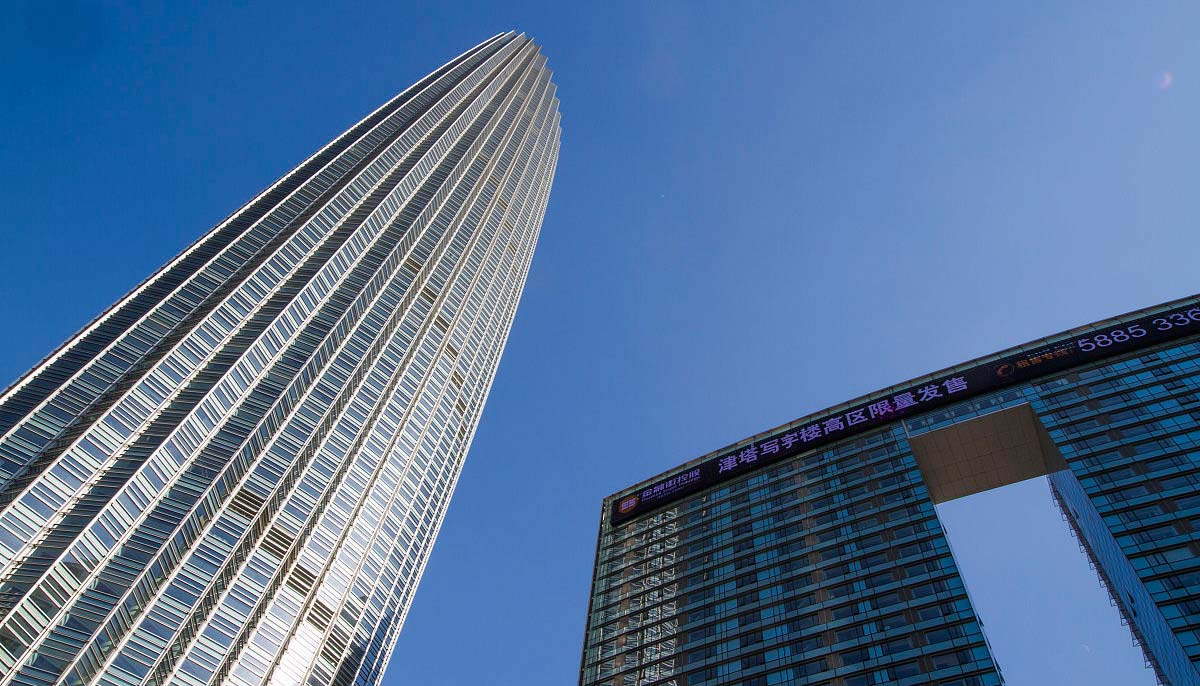 金亨木業建筑模板-天津環球金融中心